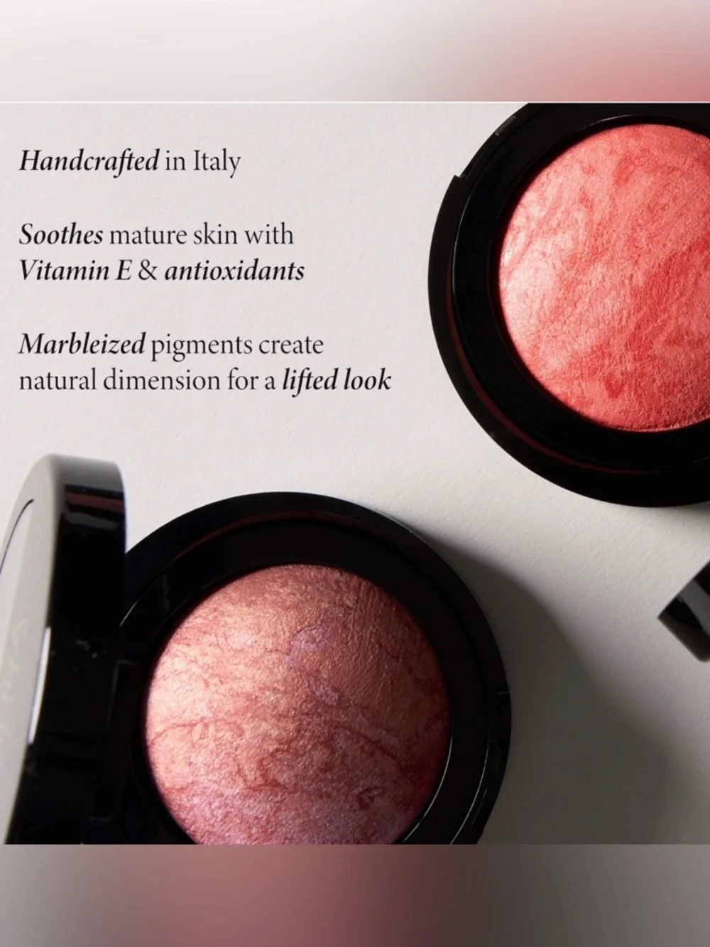 Laura Geller Baked Blush-N-Brighten Marbelized Blush in Pink Grapefruit New